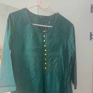 Bottle green Kurta